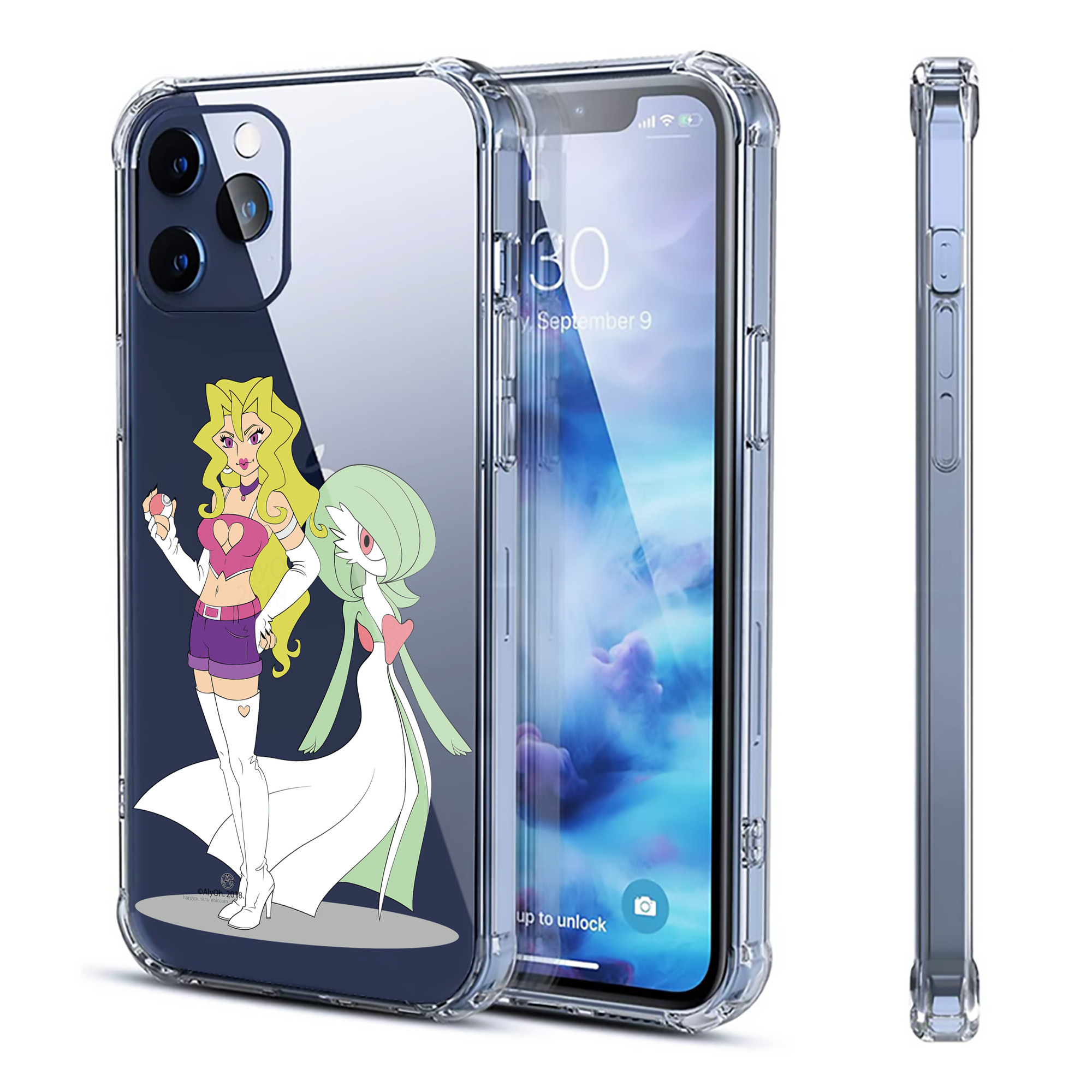 （画像用） 遊☆戯☆王 Yu-Gi-Oh! 【iPhone 12シリーズ対応】透明スマホケース（クリアソフトケース）